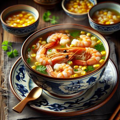 Image of Shrimp and Corn Soup
