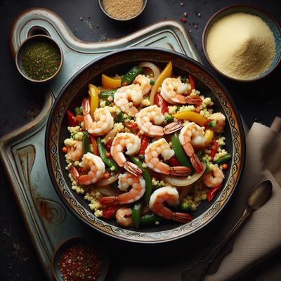 Image of Shrimp and Couscous Stirfry