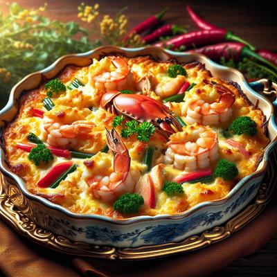 Image of Shrimp and Crab Casserole
