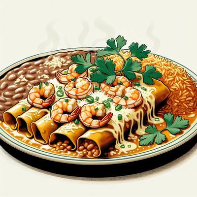 Image of Shrimp and Crab Enchiladas