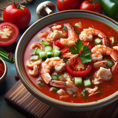 Image of Shrimp and Crab Gazpacho