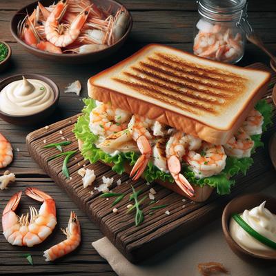 Image of Shrimp and Crab Grilled Sandwich