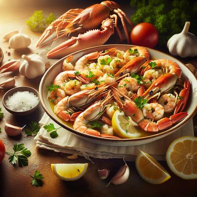 Image of Shrimp and Crab Scampi