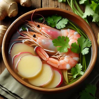Image of Shrimp and Ginger Soup