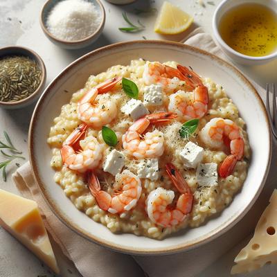 Image of Shrimp and Goat Cheese Risotto