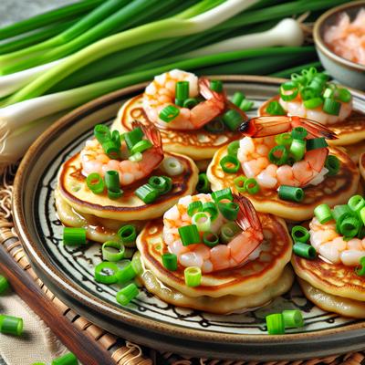 Image of Shrimp and Green Onion Mini Pancakes