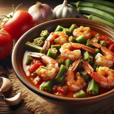 Image of Shrimp and Okra