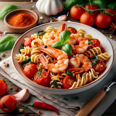 Image of Shrimp and Pasta Picante