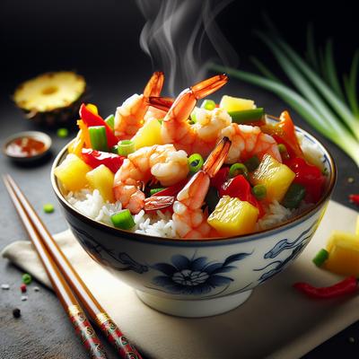Image of Shrimp and Pineapple Stir Fry