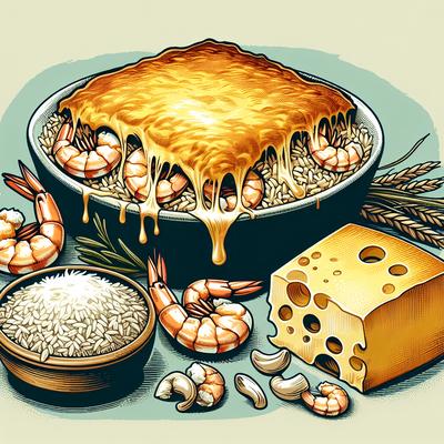 Image of Shrimp and Rice Au Gratin