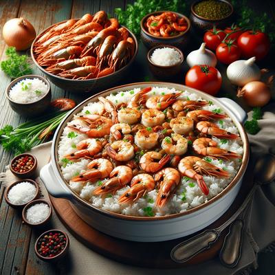 Image of Shrimp and Rice Casserole or Crawfish
