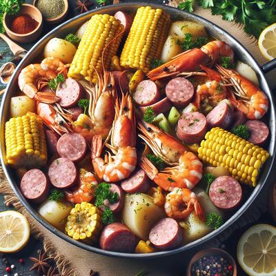 Image of Shrimp and Sausage Boil