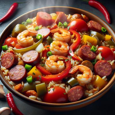 Image of Shrimp and Sausage Jambalaya
