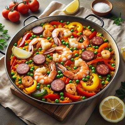 Image of Shrimp and Sausage Paella