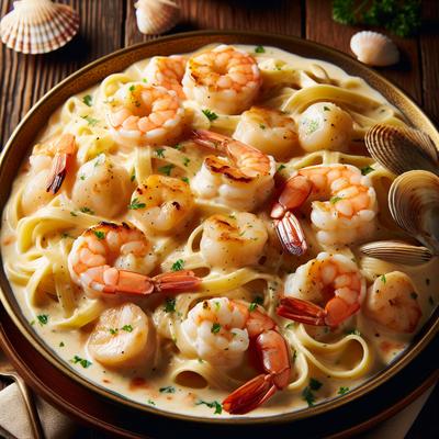Image of Shrimp and Scallop Alfredo