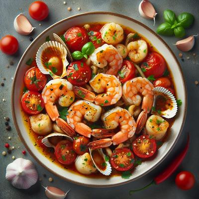 Image of Shrimp and Scallop Arrabbiata