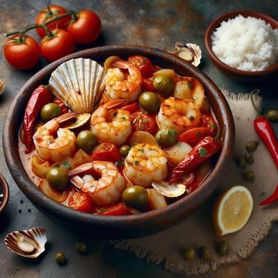 Image of Shrimp and Scallops Veracruz Ww