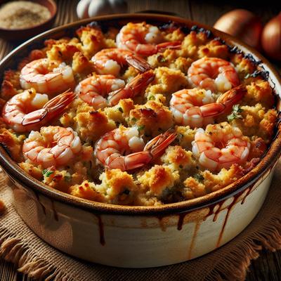 Image of Shrimp and Stuffing Bake