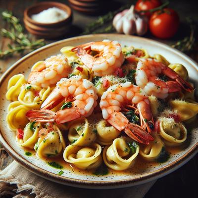 Image of Shrimp and Tortellini