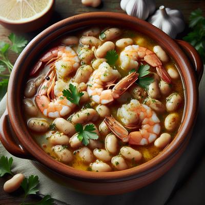 Image of Shrimp and White Bean Stew
