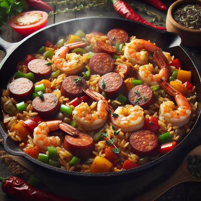 Image of Shrimp Andouille Sausage Jambalaya