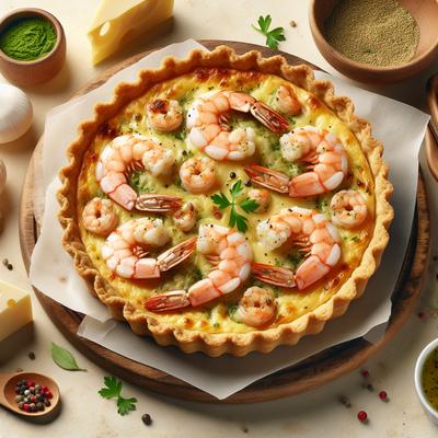 Image of Shrimp Au Gratin Quiche Rsc