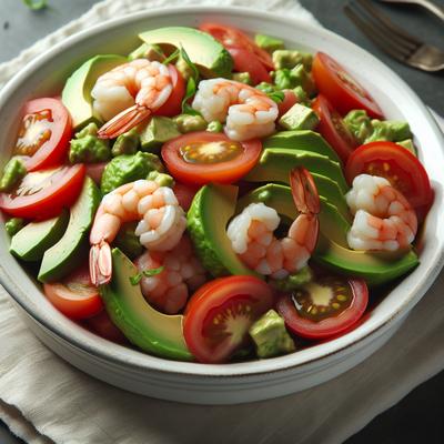 Image of Shrimp Avocado and Tomato Salad