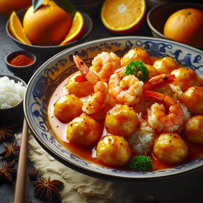 Image of Shrimp Balls W Orange Sauce