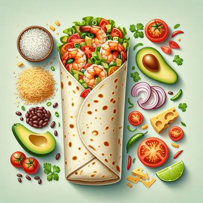 Image of Shrimp Burrito
