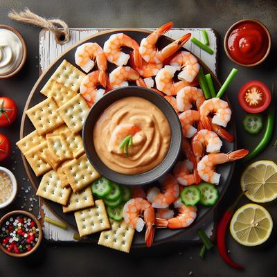 Image of Shrimp Cocktail Cracker Spread