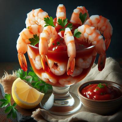 Image of Shrimp Cocktail with Sauce