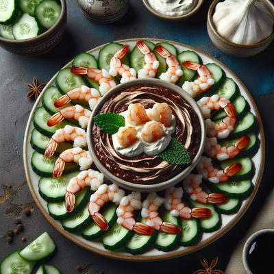 Image of Shrimp Dip Spread Shrimp Cucumber Appetizer Spread