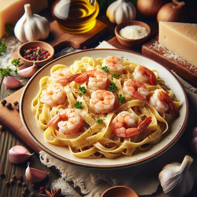 Image of Shrimp Fettuccine Alfredo