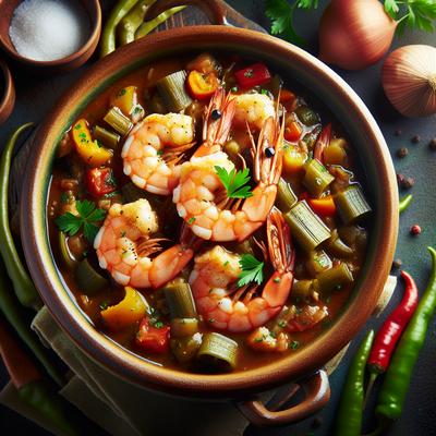 Image of Shrimp Gumbo Casserole
