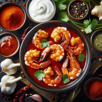 Image of Shrimp in a Tandoori Marinade