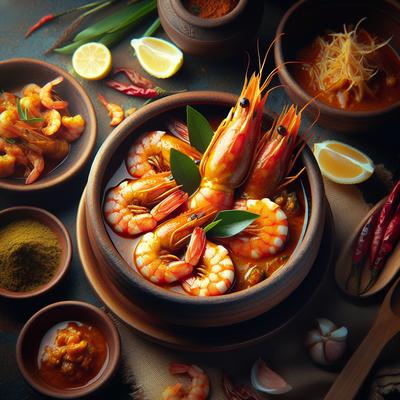 Image of Shrimp in Curry Sauce Sara Sara