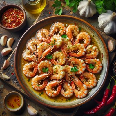 Image of Shrimp in Garlic Espanol