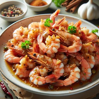 Image of Shrimp in Garlic Spices