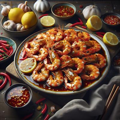 Image of Shrimp in Lemon Garlic Chili Sauce