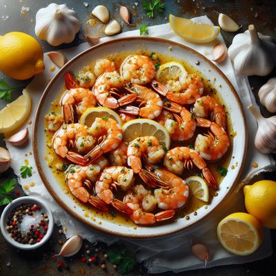 Image of Shrimp in Lemon Garlic Sauce