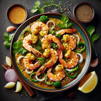 Image of Shrimp in Mustard Sauce
