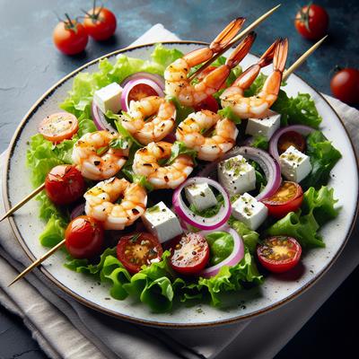 Image of Shrimp Kabob Salad