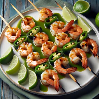 Image of Shrimp Kebabs with Jalapeno Lime Marinade
