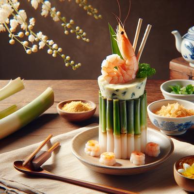 Image of Shrimp Mousse on Sugar Cane Vietnamese Chao Tom