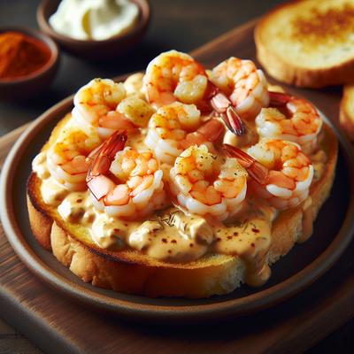 Image of Shrimp Newburg on Toast Points