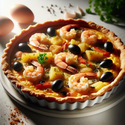Image of Shrimp Nicoise Quiche