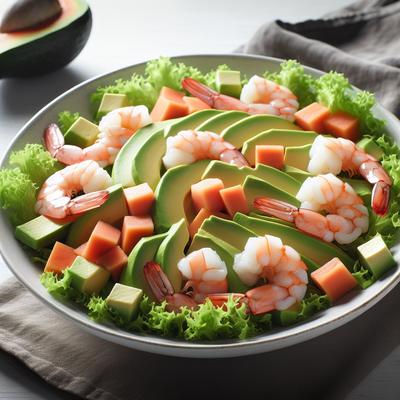 Image of Shrimp Papaya Avocado Salad