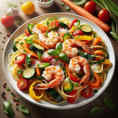 Image of Shrimp Pasta Primavera