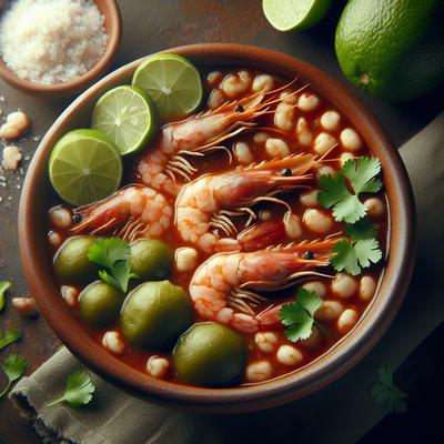 Image of Shrimp Posole with Tomatillos