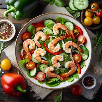 Image of Shrimp Prawn Salad for Summer
